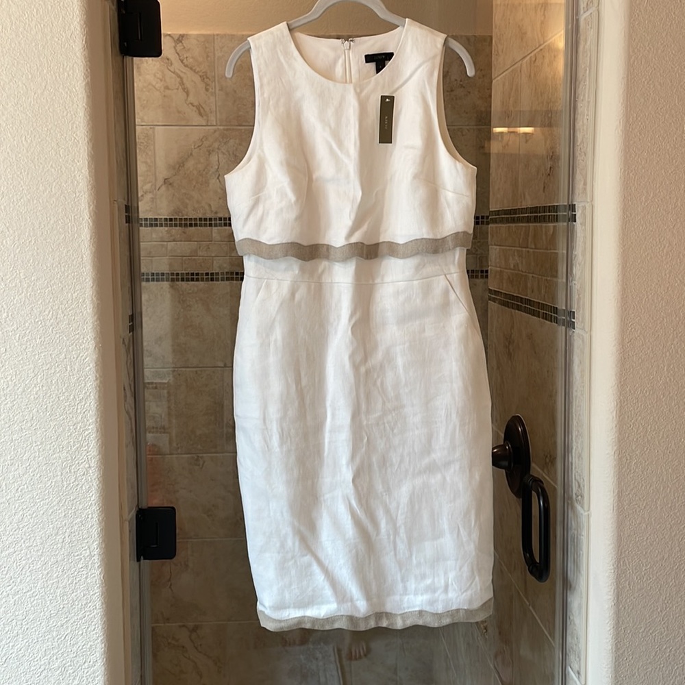 NWT! JCrew Linen Pocket Dress